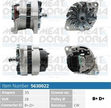 Meat & Doria 5630022 - Alternatore autozon.pro