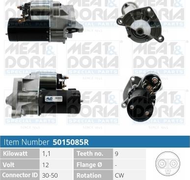 Meat & Doria 5015085R - Motorino d'avviamento autozon.pro