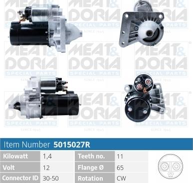 Meat & Doria 5015027R - Motorino d'avviamento autozon.pro