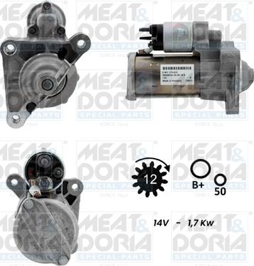 Meat & Doria 5010968G - Motorino d'avviamento autozon.pro