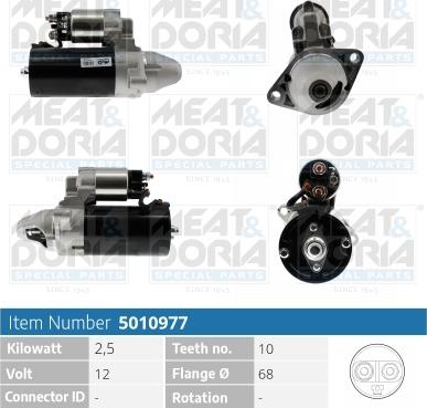 Meat & Doria 5010977 - Motorino d'avviamento autozon.pro