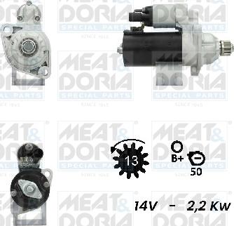 Meat & Doria 5010442G - Motorino d'avviamento autozon.pro