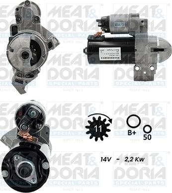 Meat & Doria 5010194G - Motorino d'avviamento autozon.pro