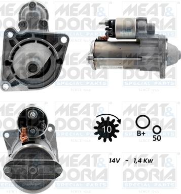 Meat & Doria 5010190G - Motorino d'avviamento autozon.pro