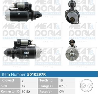 Meat & Doria 5010297R - Motorino d'avviamento autozon.pro