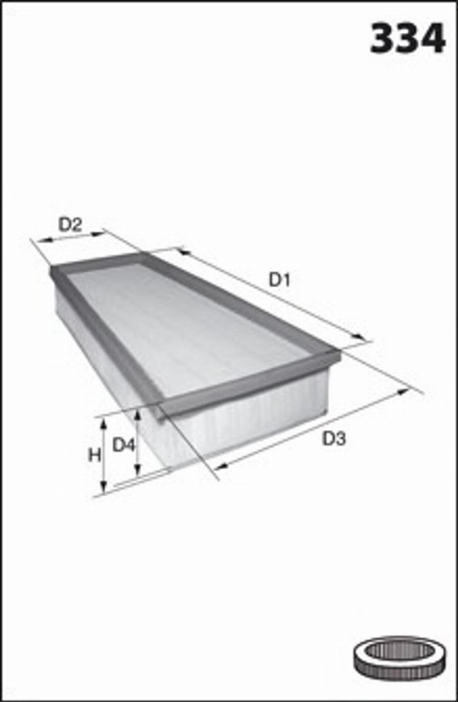 Mecafilter 120 - Filtro aria autozon.pro