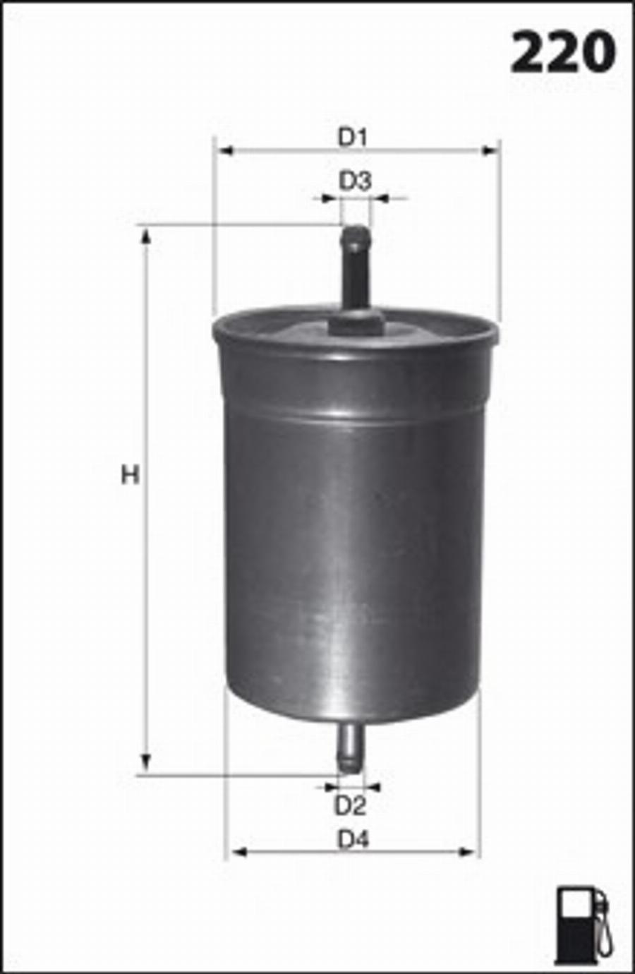 Mecafilter E06 - Filtro carburante autozon.pro