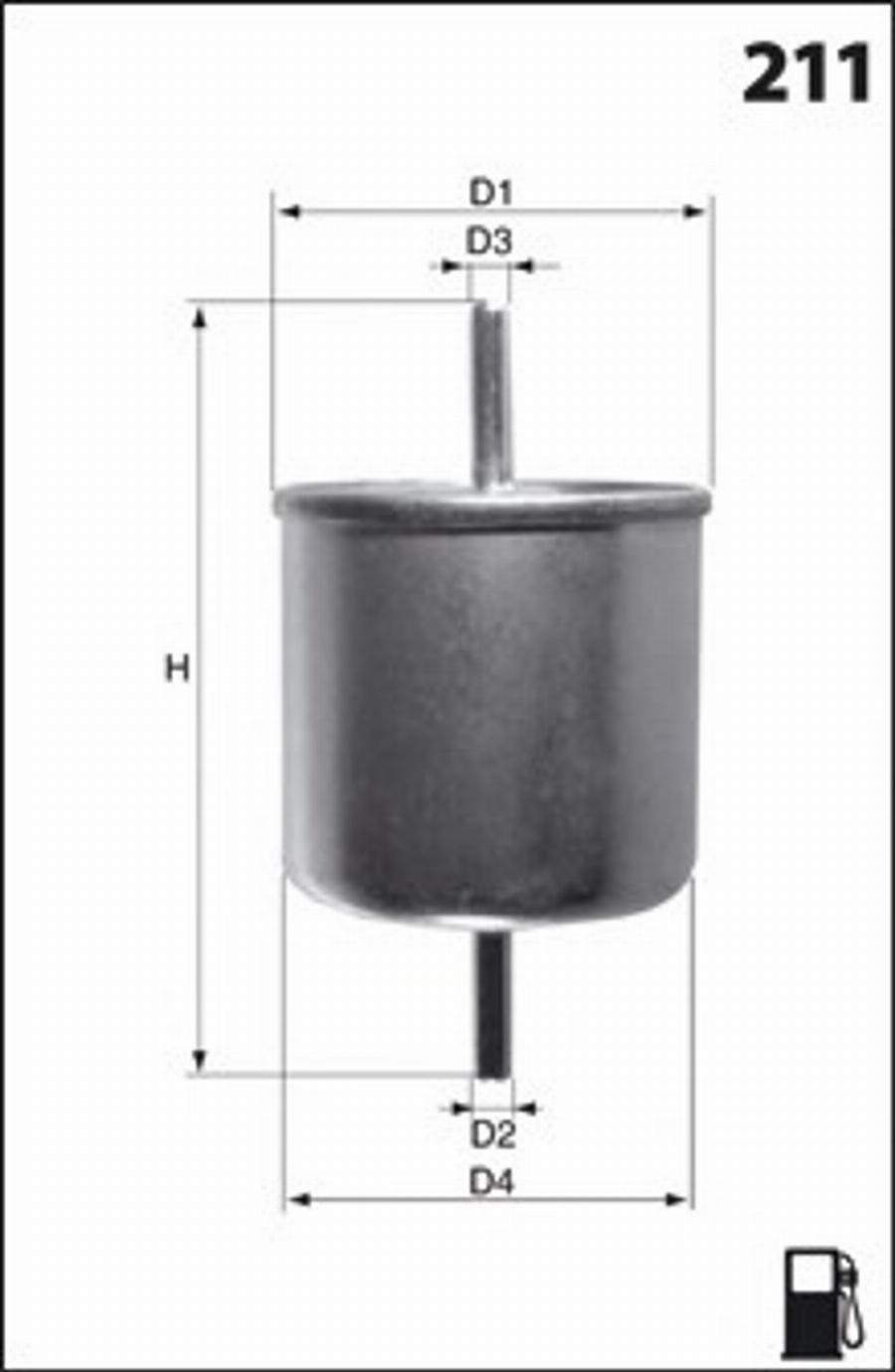 Mecafilter E10 - Filtro carburante autozon.pro