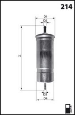 Mecafilter ELE6000 - Filtro carburante autozon.pro