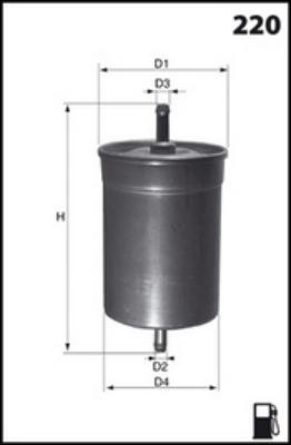 Mecafilter ELE6065 - Filtro carburante autozon.pro