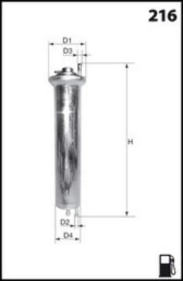 Mecafilter ELE6066 - Filtro carburante autozon.pro