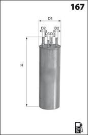 Mecafilter ELG5447 - Filtro carburante autozon.pro