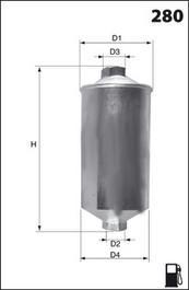 Mecafilter ELE6030 - Filtro carburante autozon.pro