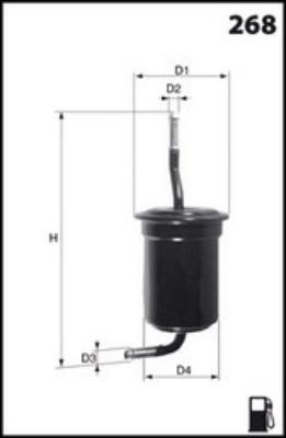 Mecafilter ELE6032 - Filtro carburante autozon.pro