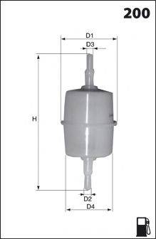 Mecafilter ELE3576 - Filtro carburante autozon.pro