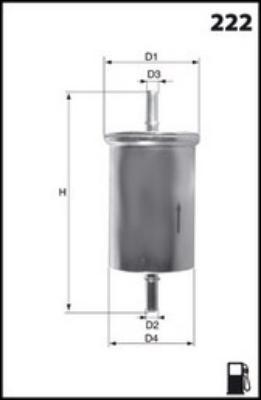 Mecafilter ELE - Filtro carburante autozon.pro