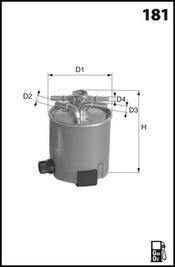 Mecafilter ELG5357 - Filtro carburante autozon.pro