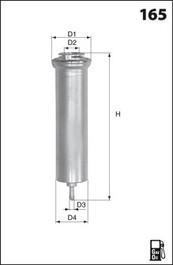 Mecafilter ELG5721 - Filtro carburante autozon.pro