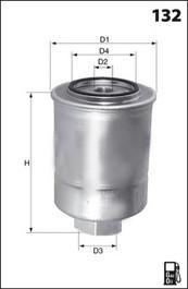 Mecafilter ELG5221 - Filtro carburante autozon.pro