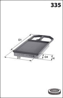 Mecafilter ELP9210 - Filtro aria autozon.pro