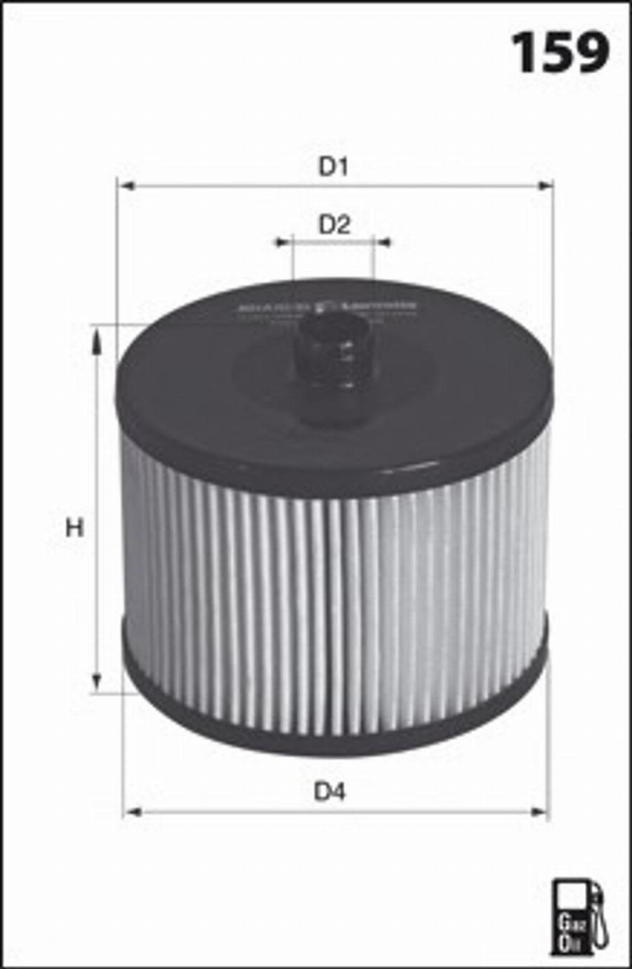 Mecafilter G42 - Filtro carburante autozon.pro