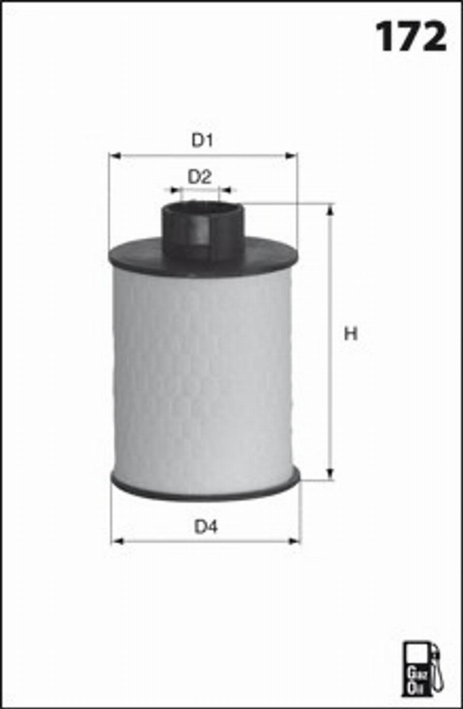 Mecafilter G50 - Filtro carburante autozon.pro