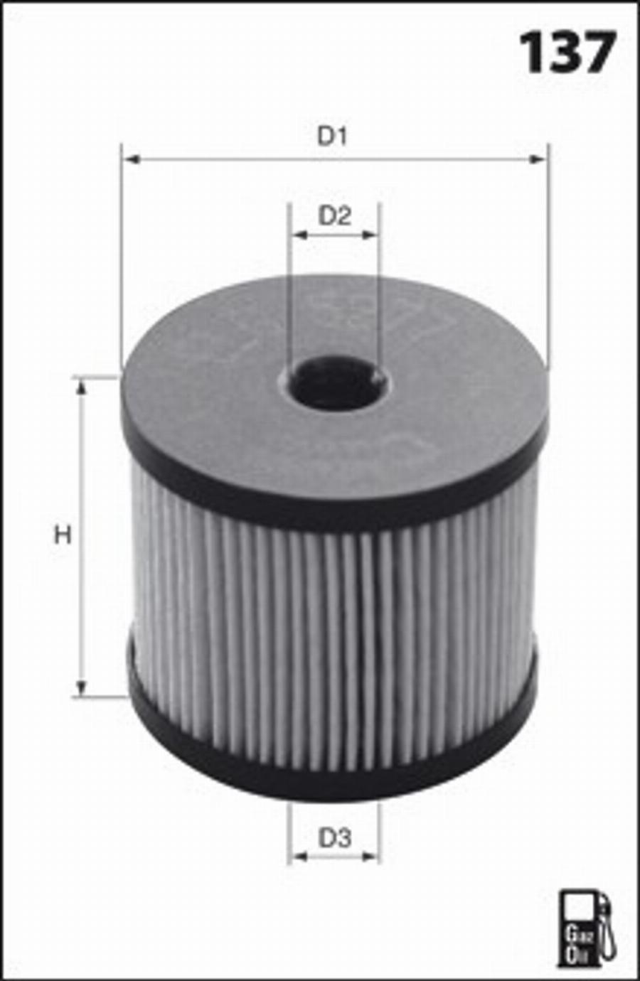 Mecafilter G02 - Filtro carburante autozon.pro