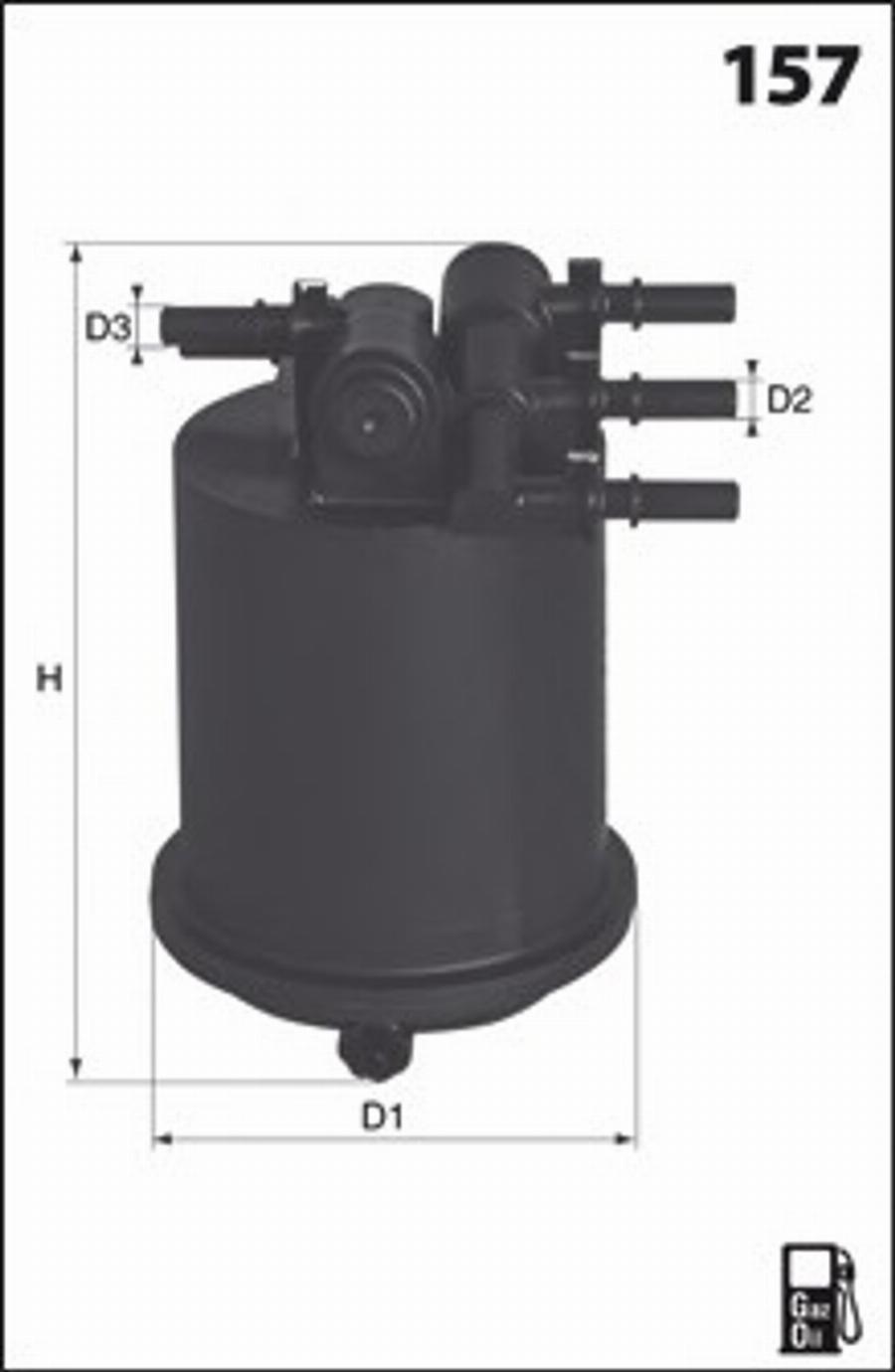 Mecafilter G22 - Filtro carburante autozon.pro