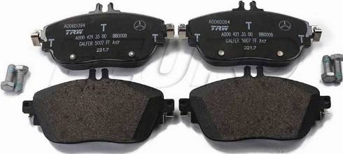 Mercedes-Benz A 008 420 06 20 - Kit pastiglie freno, Freno a disco autozon.pro