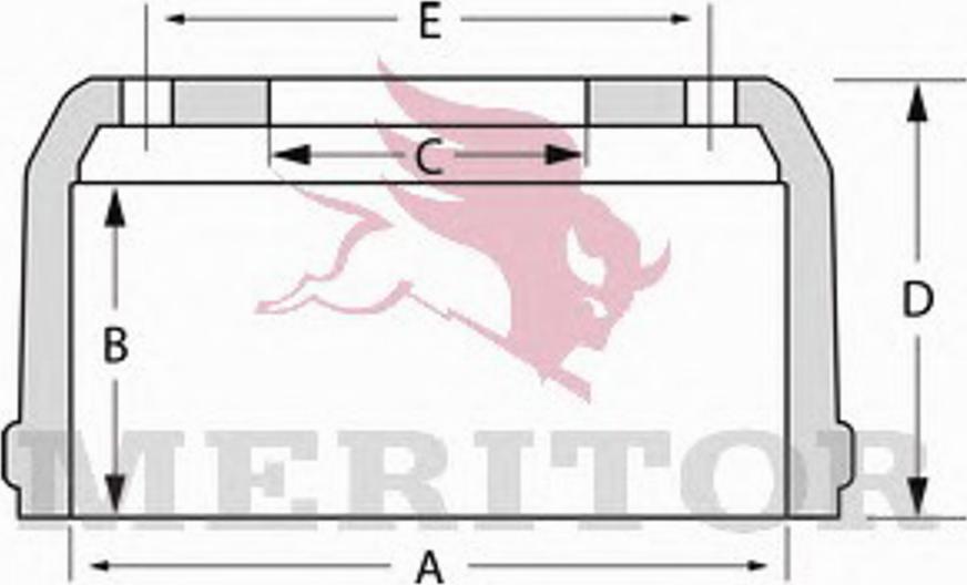 Meritor MBD2016 - Tamburo freno autozon.pro