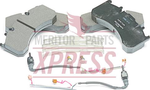 Meritor MDP5097 - Kit pastiglie freno, Freno a disco autozon.pro