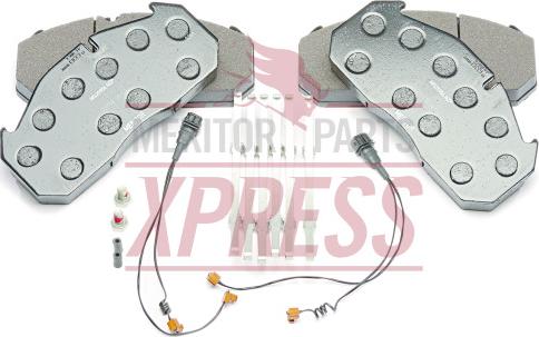 Meritor MDP5040 - Kit pastiglie freno, Freno a disco autozon.pro