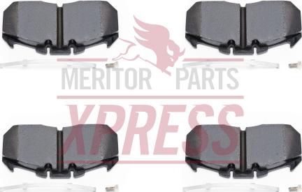 Meritor MDP5065 - Kit pastiglie freno, Freno a disco autozon.pro