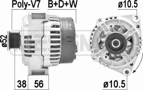 Messmer 209413A - Alternatore autozon.pro