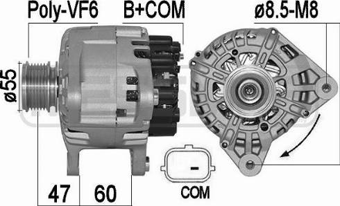 Messmer 209545A - Alternatore autozon.pro