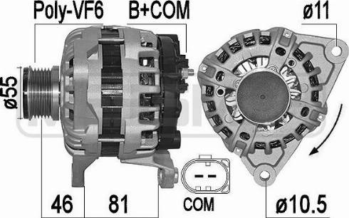 Messmer 209543A - Alternatore autozon.pro