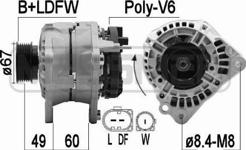 Messmer 209554A - Alternatore autozon.pro