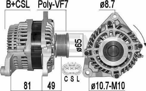 Messmer 209519A - Alternatore autozon.pro