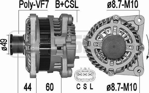 Messmer 209515A - Alternatore autozon.pro