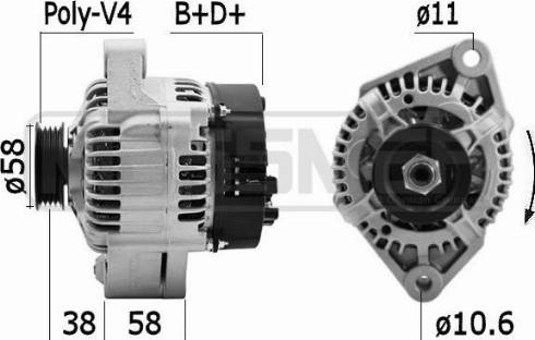 Messmer 209608A - Alternatore autozon.pro