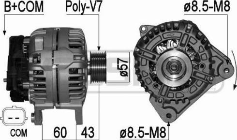 Messmer 209097A - Alternatore autozon.pro