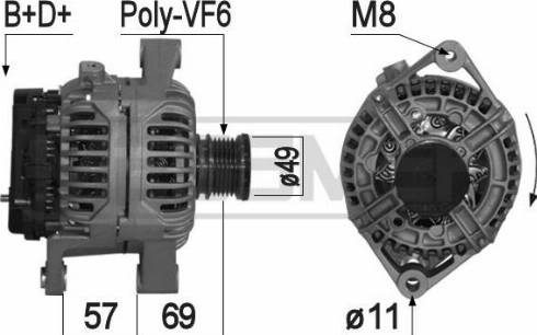 Messmer 209046A - Alternatore autozon.pro