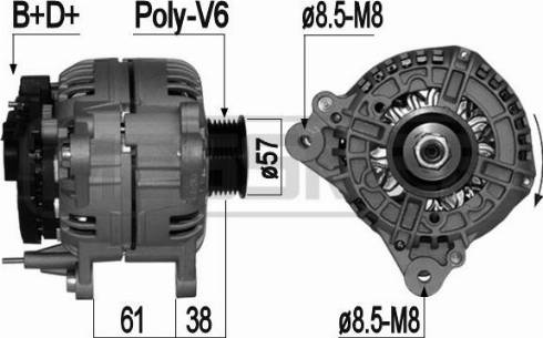 Messmer 209065A - Alternatore autozon.pro