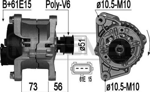 Messmer 209 161 - Alternatore autozon.pro