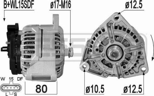 Messmer 209307A - Alternatore autozon.pro