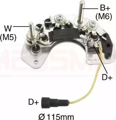 Messmer 215502 - Raddrizzatore, Alternatore autozon.pro