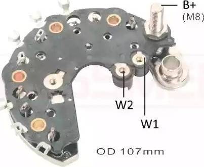 Messmer 215834 - Raddrizzatore, Alternatore autozon.pro