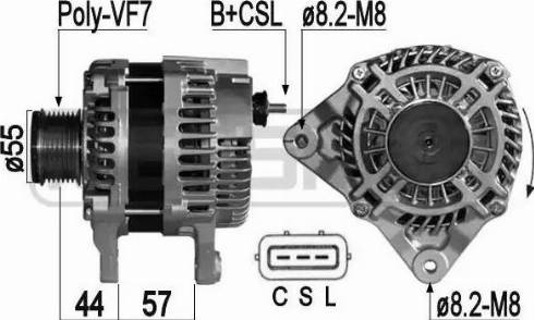 Messmer 210957 - Alternatore autozon.pro