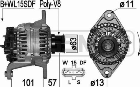 Messmer 210966A - Alternatore autozon.pro