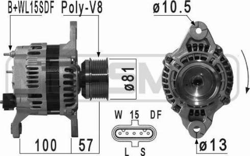 Messmer 210913A - Alternatore autozon.pro